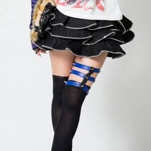 GLAVIL zipper skirt Rokku gyaru